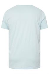 BadRhino Big & Tall Light Blue 'California Beach' Campervan T-Shirt | BadRhino 8