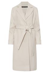 PixieGirl Petite Women's Natural Brown Wrap Belt Coat | PixieGirl 6