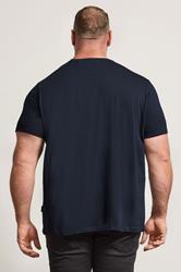BadRhino Big & Tall Navy Blue Superman Graphic Print T-Shirt | BadRhino 2