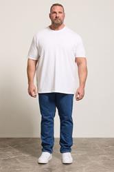 KAM Blue KBS 150 Straight Leg Jeans | BadRhino 1