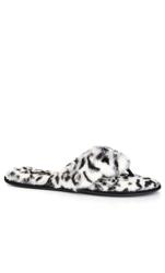 Extra Wide Fit Diana Leopard Print Slipper 1