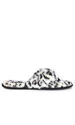 Extra Wide Fit Diana Leopard Print Slipper 2