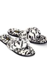 Extra Wide Fit Diana Leopard Print Slipper 3