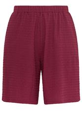 YOURS Curve Red Textured Shorts