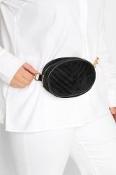 Black Chain Strap Camera Bag | Yours Clothing 2