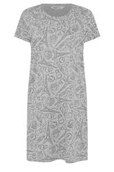 YOURSET Plus Size 2 PACK Green Paris Scene Nightdresses | Yours Clothing 8