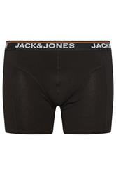 JACK & JONES Big & Tall 3 Pack Black/Blue/Orange Boxers | BadRhino 7