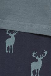 BadRhino Big & Tall Navy & Storm Blue Stag Pyjama Set | BadRhino 5