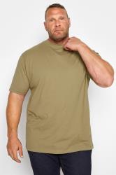 KAM Olive Green Plain T-Shirt | BadRhino 2