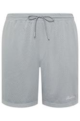 BadRhino Big & Tall Light Grey Lightweight Mesh Shorts