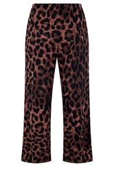 YOURS Plus Size Brown Leopard Print Trousers | Yours Clothing 6