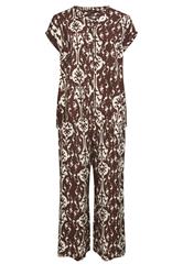 EVANS Plus Size Chocolate Top & Trouser Set | Evans 8