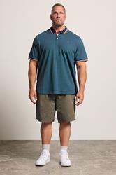 JACK & JONES Big & Tall Brown Worker Shorts | BadRhino 1