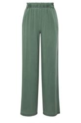 LTS Tall Khaki Green Acid Wash Wide Leg Trousers