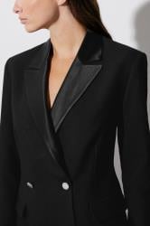 STAR Black Tuxedo Button Detail Dress | StarByJM 7