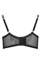 YOURS Plus Size Pink Leopard Print Satin T-Shirt Bra | Yours Clothing 7