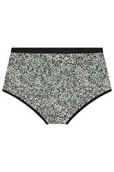 YOURSET 5 PACK Plus Size Black & Khaki Green Animal Print Full Briefs | Yours Clothing 7