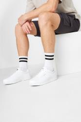 JACK & JONES White Logo Panel Trainers | BadRhino 3