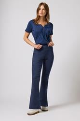 M&Co Indigo Blue Bootcut Jeggings | M&Co 3