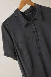EVANS Plus Size Black Lyocell Denim Dress | Evans  6