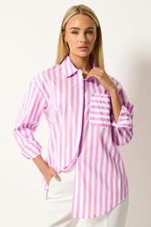 STAR Pink Stripe Long Sleeve Shirt | StarByJM 1