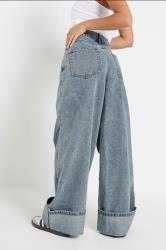 PixieGirl Petite Women's Blue Wash Denim Turn Up Jeans | PixieGirl 2