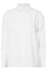 PixieGirl Petite White Tie Back Cotton Shirt