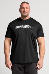 IronRhino Big & Tall Black Branded Performance T-Shirt | BadRhino 3