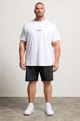 JACK & JONES Big & Tall Grey Denim Shorts | BadRhino 1