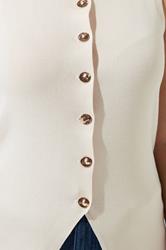 LIMITED COLLECTION Plus Size Cream Knitted Waistcoat | Yours Clothing 4