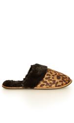 Extra Wide Fit Cheetah Slipper Neutral 1