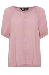 M&Co Pink Scoop Neck Blouse | M&Co 5