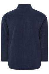 BadRhino Big & Tall Navy Blue Borg Fleece Jacket | BadRhino 6