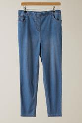 EVANS Curve Mid Blue Skinny Jeggings