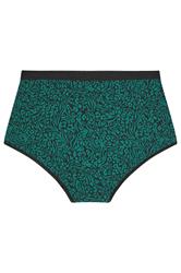 YOURSET 5 PACK Plus Size Teal Green Animal Print Full Briefs | Yours Clothing 10