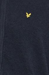 Lyle & Scott Big & Tall Navy Blue Lambswool Blend Quarter Zip Jumper | BadRhino 2