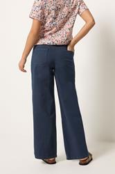 M&Co Petite Indigo Blue Wide Leg Jeggings | M&Co 2