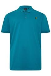 LYLE & SCOTT Big & Tall Lagoon Blue Core Polo Shirt