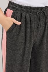 YOURS Plus Size Grey Side Stripe Trousers | Yours Clothing 4