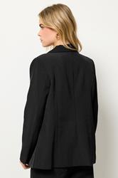 PixieGirl Petite Women's Black Tailored Double Breasted Blazer | PixieGirl 4