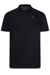 BadRhino 3 Pack Black & Navy Blue Plain Polo Shirts | BadRhino 5