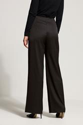 LTS Tall Black Military Button Detail Trousers | Long Tall Sally 2