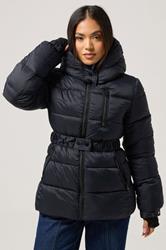PixieGirl Petite Women's Black Padded Ski Jacket | PixieGirl 3