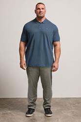 BadRhino Big & Tall Dark Blue Core Polo Shirt | BadRhino 1