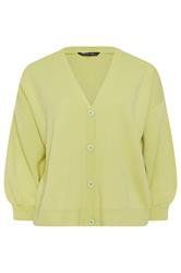 LIMITED COLLECTION Curve Green Balloon Sleeve Cardigan
