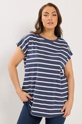 YOURS 3 PACK Plus Size Pink & White Grown-On Sleeves T-Shirts | Yours Clothing 2