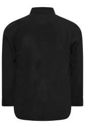 BadRhino Big & Tall Black Quarter Zip Quilted Fleece Jacket | BadRhino 9