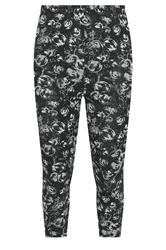 YOURSET 2 PACK Plus Size Grey Swirl Cropped Leggings | Yours Clothing 8