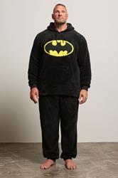 BadRhino Big & Tall Black Batman Super Soft Fleece Lounge Set | BadRhino 3