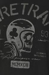 FIRETRAP Big & Tall Black Forged Iron Print T-Shirt | BadRhino 5